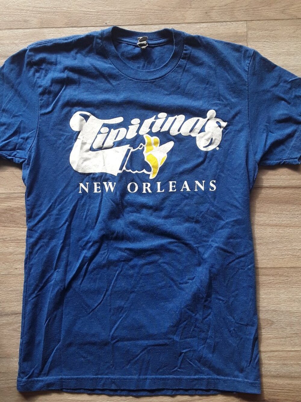 Tipitina's New Orleans T-Shirt Small Blue Next Level Banana Logo 2012